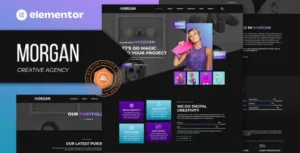 Morgan - Creative Agency & Portfolio Elementor Template Kit