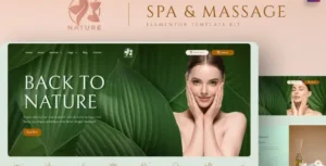 Nature - Spa & Massage Elementor Template Kit