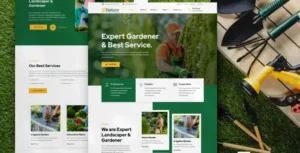 Naturn – Landscape & Gardening Elementor Template Kit