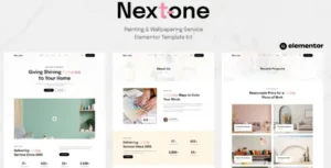 Nextone - Painting & Wallpapering Service Elementor Template Kit