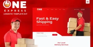 One Express - Logistics & Shipping Elementor Template Kit