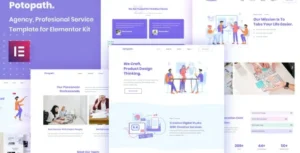 Potopath - Digital Agency Elementor Template Kit