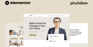 Psycoach - Life Coach & Psychologist Elementor Pro Full Site Kit