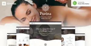 Purina - Spa & Wellness Elementor Template Kit