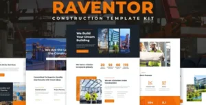 Raventor - Construction & Architecture Elementor Template Kit