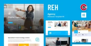 Reh - Agency Elementor Template Kit