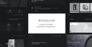 Riverflow - Creative Portfolio Elementor Template Kit