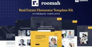 Roomah - Real Estate Agent Elementor Template Kit