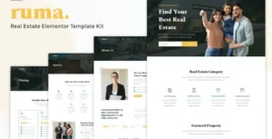 Ruma - Real Estate Elementor Template Kit