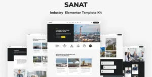 Sanat - Industry Elementor Template Kit