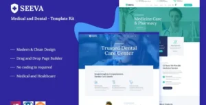 Seeva - Medical & Dental Elementor Template Kit