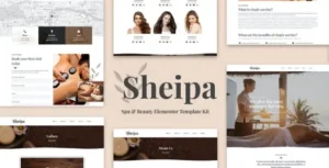 Sheipa - Spa & Beauty Elementor Template Kit