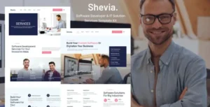 Shevia - Software Developer & IT Solutions Service Template Kit All items/WordPress/Template Kits