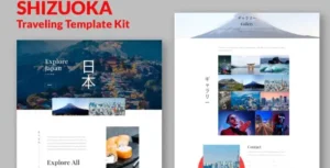 Shizuoka - Travel Elementor Template Kit