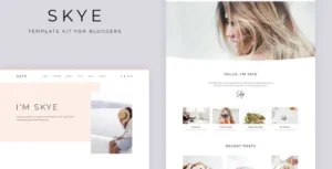 Skye - Modern Blog Elementor Template Kit