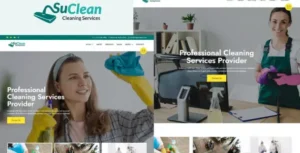 SuClean - Cleaning Services Elementor Template Kit