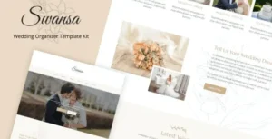 Swansa - Wedding Elementor Template Kit