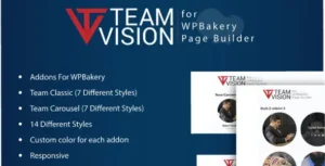 Teamvision - Team Addons for WPBakery Page Builder