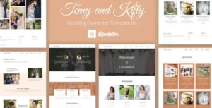 Temy and Kifty Wedding Template Kit