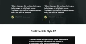 Testimonials widget For Elementor