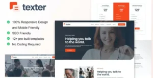 Texter - Content Writing Service Agency Elementor Kit