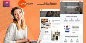 Tomahawk - Online Courses Elementor Template Kit