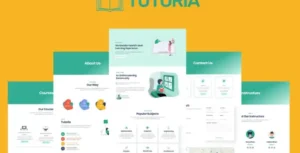 Tutoria - Education & Online Courses Elementor Template Kit