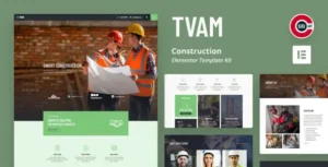 Tvam - Construction Elementor Template Kit