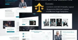 Ukila - Lawyer & Attorney Elementor Template Kit