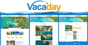 Vacaday - Travel Agency Elementor Template Kit