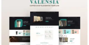 Valensia Coffee Shop Elementor Template Kit