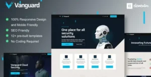 Vanguard - Cyber Security Service Elementor Template Kit