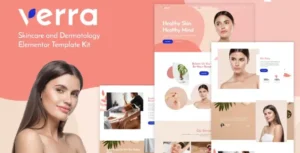 Verra - Skincare & Dermatology Elementor Template Kit