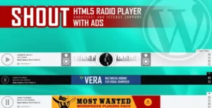 SHOUT - HTML5 Radio Player With Ads - WP Plugin