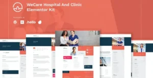 WeCare - Hospital & Clinic Elementor Template Kit