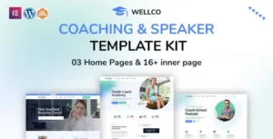 Wellco - Coaching & Speaker Elementor Template Kit