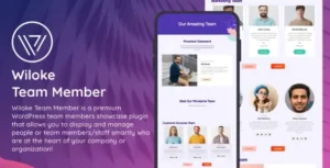 Wiloke Team Member Addon For Elementor