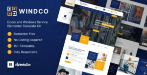 Windco – Doors & Windows Service Elementor Template Kit