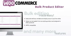 WooCommerce Bulk Product Editor