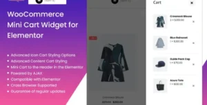 WooCommerce Mini Cart Widget for Elementor