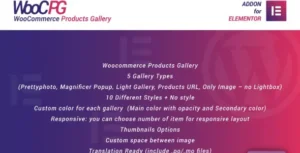 WooCommerce Products Gallery for Elementor