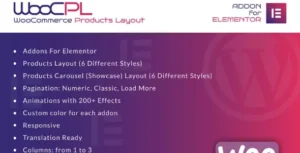 WooCommerce Products Layout for Elementor