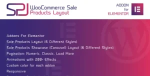 WooCommerce Sale Products Layout for Elementor