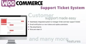 WooCommerce Support Ticket System