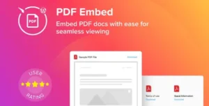 WordPress PDF Embed - Viewer Plugin