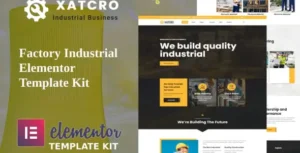 Xatcro - Factory Industrial Elementor Template Kit