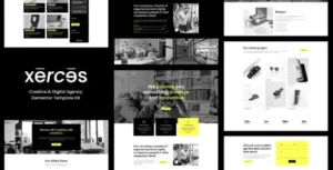 Xerces - Creative & Digital Agency Elementor Template Kit