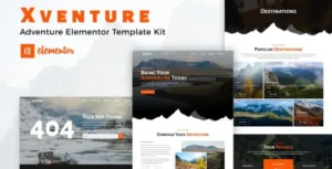 Xventure - Travel Elementor Template Kit