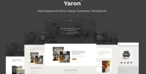 Yaron - Real Estate & Interior Design Elementor Template kit