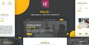 Yello - Digital Agency Elementor Template Kit